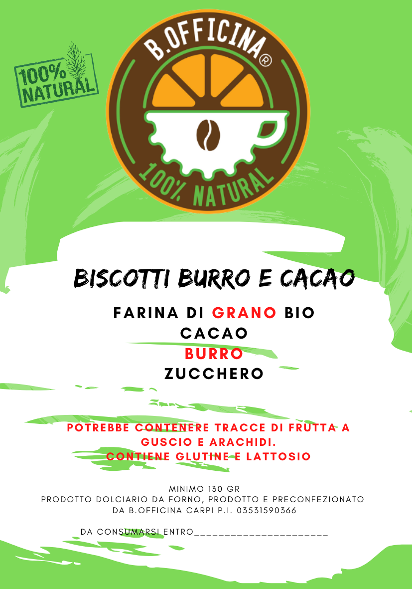 B.Cotti al burro e CACAO